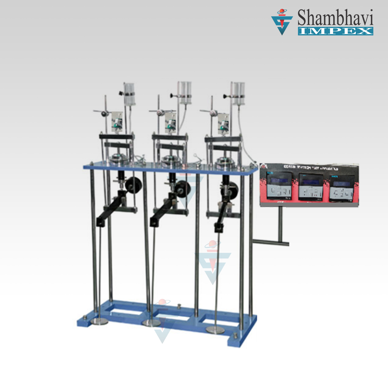 Consolidation Apparatus Three Gang Model   Digital (SISDCA-04)